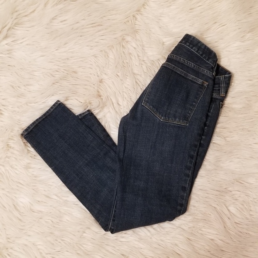 J.crew Dark denim toothpick style jeans